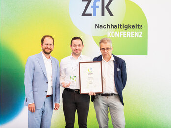SWU erhält Silber beim ZfK-NachhaltigkeitsAWARD 2025