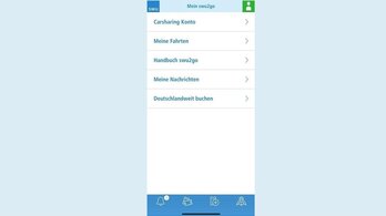 Bild: App swu2go deutschlandweite Buchung