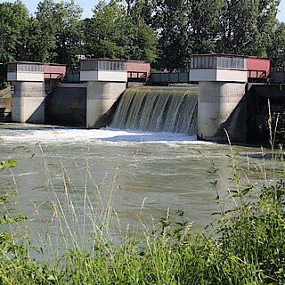 Pressebild: Wasserkraftwerke für Hochwasser gerüstet