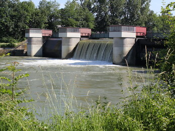 Pressebild: Wasserkraftwerke für Hochwasser gerüstet