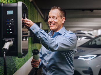 Bild: SWU E-Mobilitaet Private Ladestationen in gewerblichen Tiefgaragen