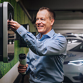 Bild: SWU E-Mobilitaet Private Ladestationen in gewerblichen Tiefgaragen
