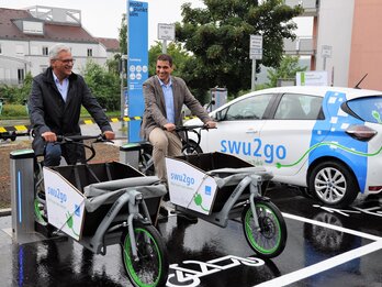 eNews: Erste Mobilitätsstation in Ulm eröffnet