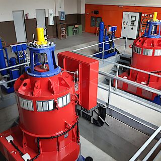 Download Pressebild: Wasserkraftwerk Neu-Ulm neue Generatoren