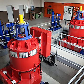 Download Pressebild: Wasserkraftwerk Neu-Ulm neue Generatoren