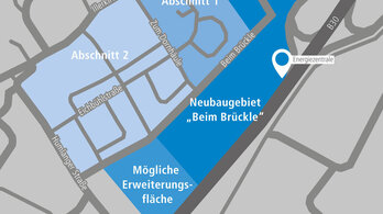 Ausbaugebiet Donaustetten Bauabschnitte