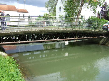 Download Pressebild: Wiblinger Kanalbrücke wird gesperrt