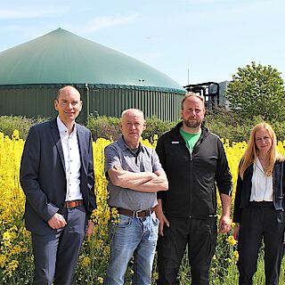 Pressebild: SWU übernimmt Strom-Direktvermarktung für Corntec Biogas Langenau & Seligweiler