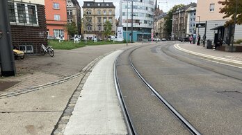 Gleiserneuerung Schwamberger Straße