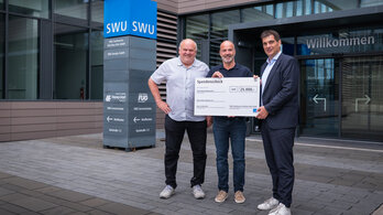 SWU spendet 25.000 Euro für Verein Ulms kleine Spatzen