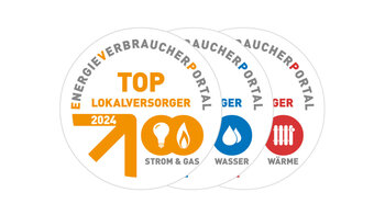 Auszeichnung: Top Lokalversorger 2024 für Strom, Gas, Wasser und Wärme