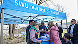 Bild SWU TeleNet Glasfaser Spatenstich Oberbürgermeister Gunter Czisch im Pressegespräch